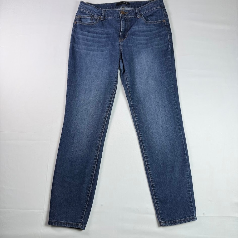 1822 Denim Womens Size 10 Skinny Jeans Medium Wash Mid Rise Stretch Blue Pants